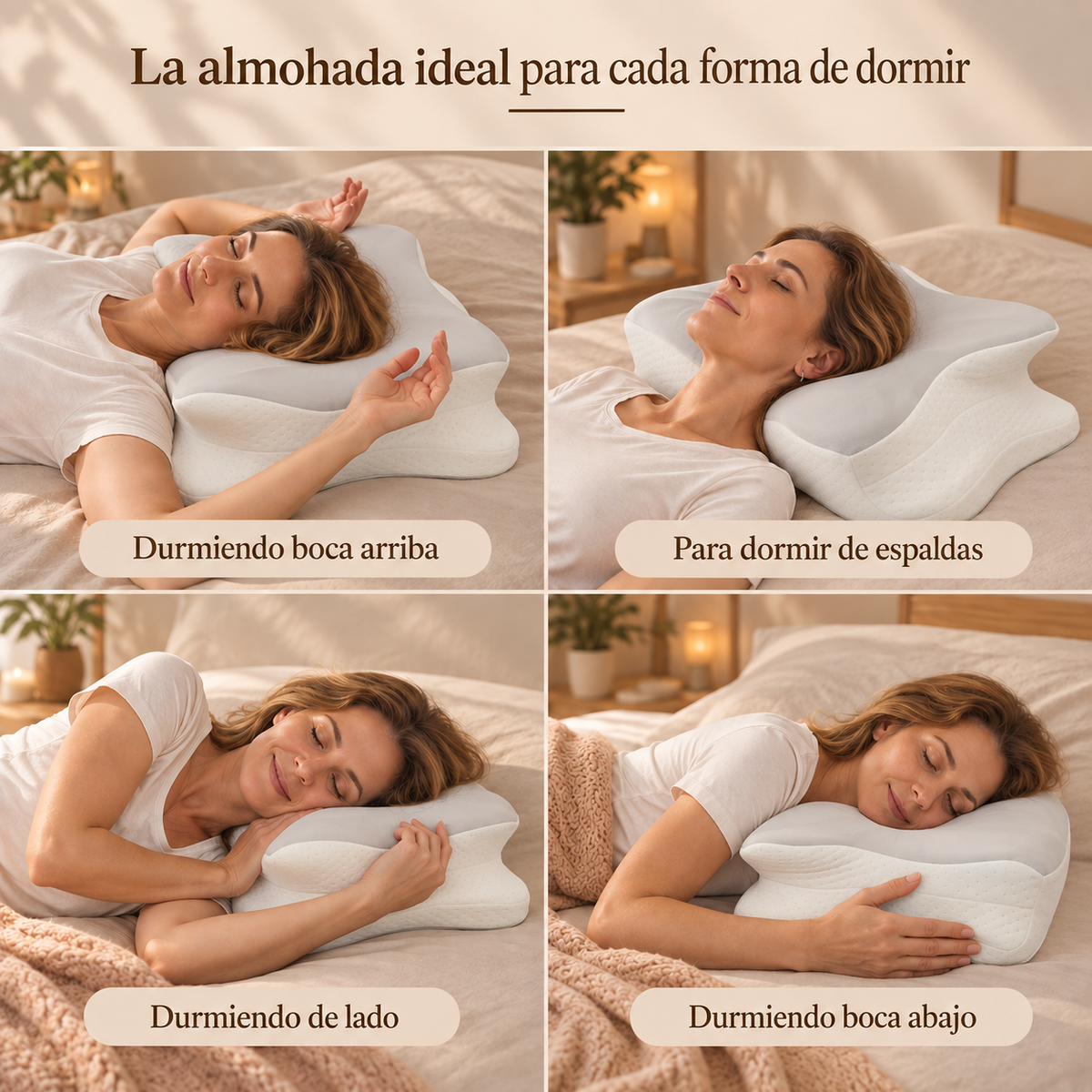 Almohada Cervical Noctis - Y recupera tu descanso