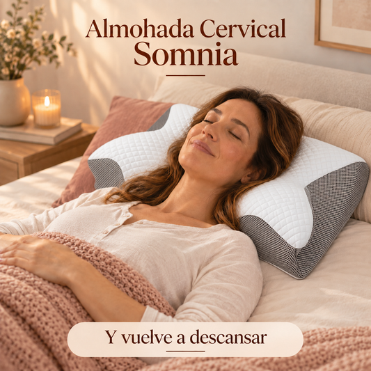 Almohada Cervical Somnia - Y vuelve a descansar