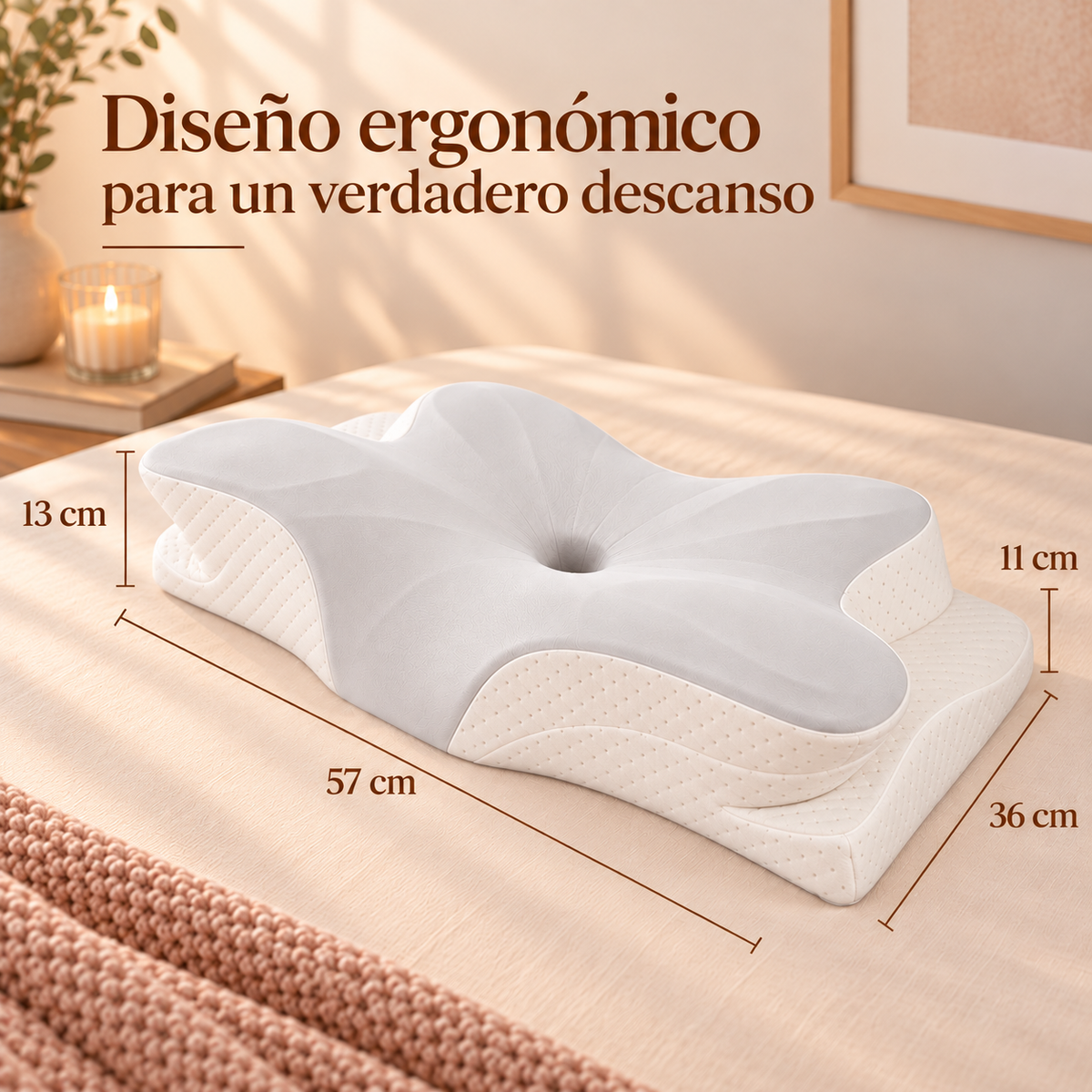 Almohada Cervical Noctis - Y recupera tu descanso